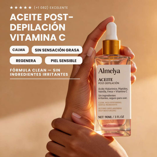 Aceite post-depilación vitamina C